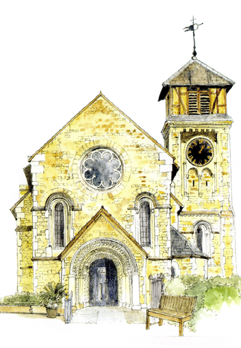 illustration St Pancras Old Church